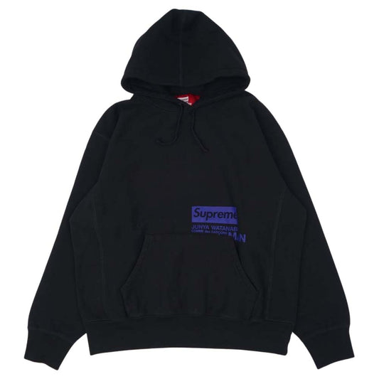Supreme シュプリーム 21AW SW73 JUNYA WATANABE Hooded Sweatshirt フーデッド スウェット パーカー ブラック M ブラック系 M【極上美品】【中古】