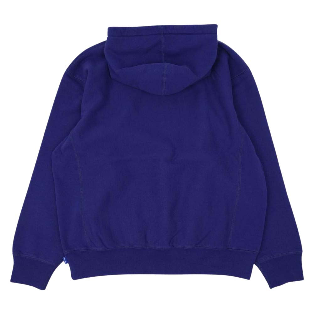 Supreme シュプリーム 21AW SW73 JUNYA WATANABE Hooded Sweatshirt フーデッド スウェット パーカー ブルー L パープル系 L【極上美品】【中古】