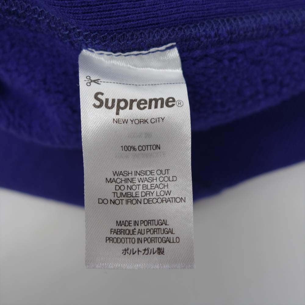 Supreme シュプリーム 21AW SW73 JUNYA WATANABE Hooded Sweatshirt フーデッド スウェット パーカー ブルー L パープル系 L【極上美品】【中古】