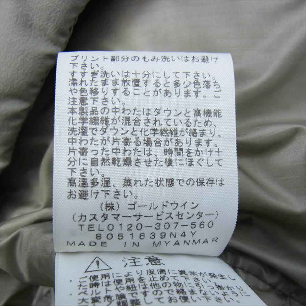 THE NORTH FACE ノースフェイス ND91661 WS Brooks Range Light Parka ウインドストッパー ブルックスレンジ ライトパーカ ダウン ジャケット M【中古】