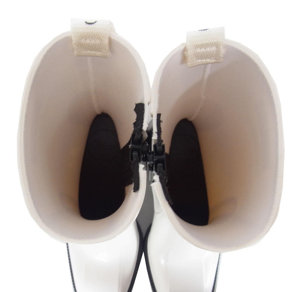 Chloe クロエ Betty ベティ PCV レイン ブーツ ホワイト系 38【極上美品】【中古】