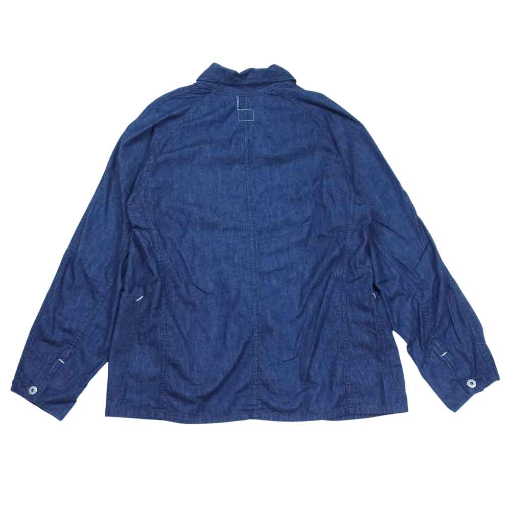 POST OVERALLS ポストオーバーオールズ POST 42 チンスト デニム シャツ インディゴブルー系 M【中古】