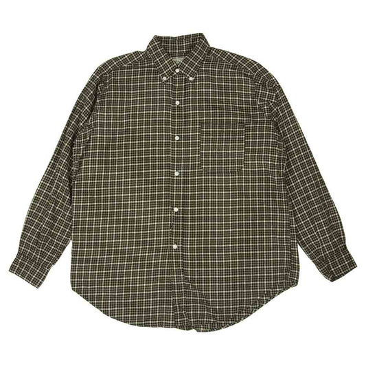 SASAFRAS ササフラス GREEN THUMB グリーン サム チェック シャツ ブラック系 M【中古】