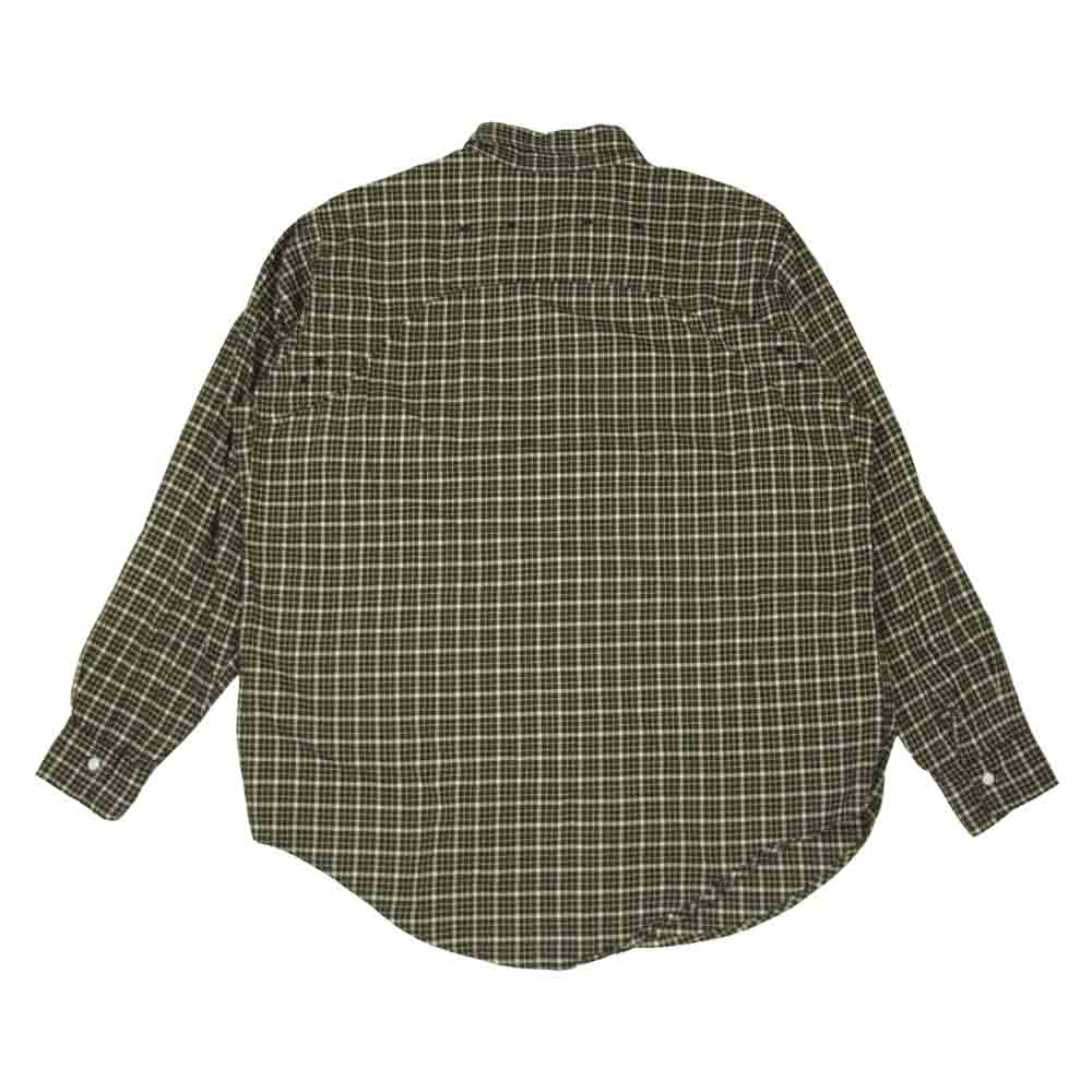 SASAFRAS ササフラス GREEN THUMB グリーン サム チェック シャツ ブラック系 M【中古】