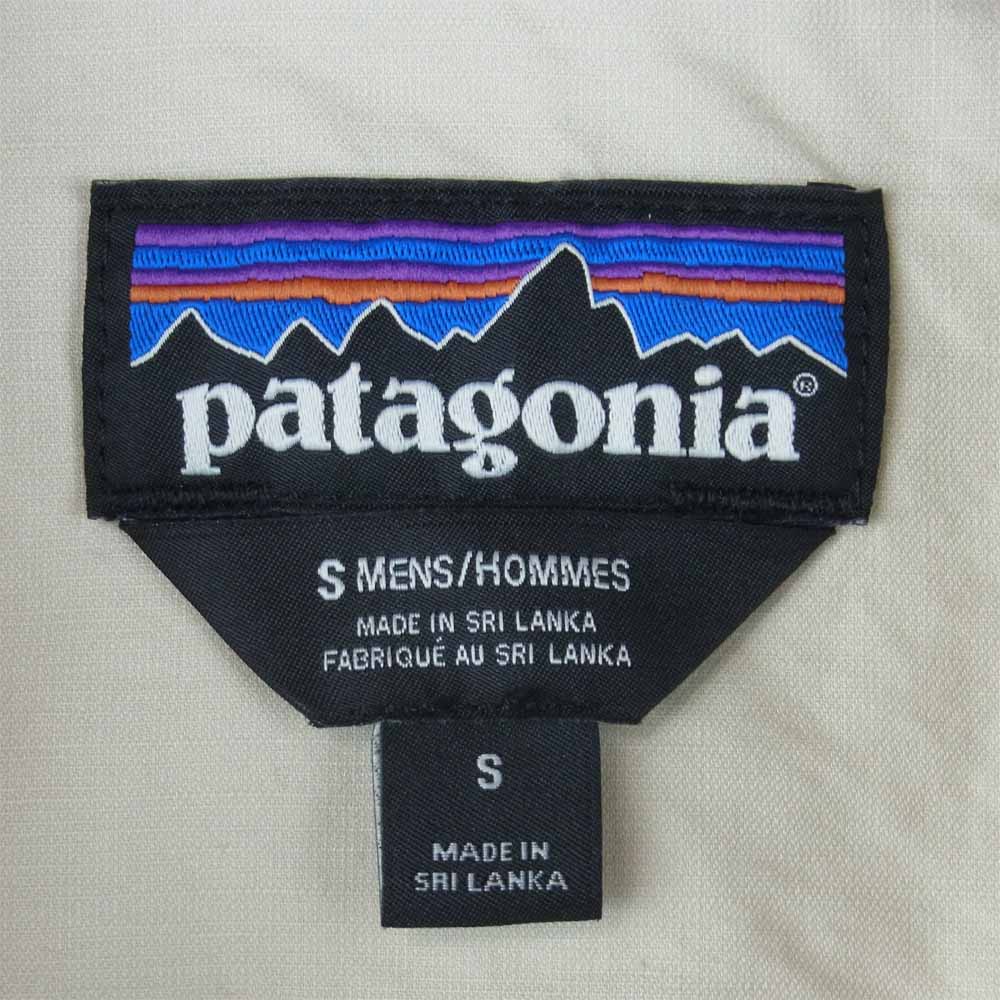 patagonia パタゴニア 20SS 25335 Lightweight All-Wear Hemp Coaches Jkt ライトウェイト オールウェア ヘンプ コーチ ジャケット ベージュ系 S【中古】