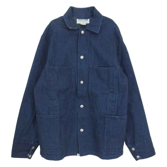 SASAFRAS ササフラス Transplant Jacket デニム トランスプラント ジャケット インディゴブルー系 S【中古】