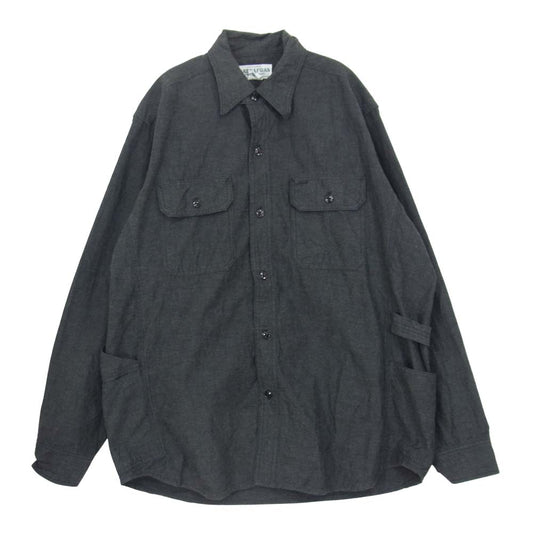 SASAFRAS ササフラス Gardener Shirt ガーデナー チンストラップ シャツ グレー系 M【中古】