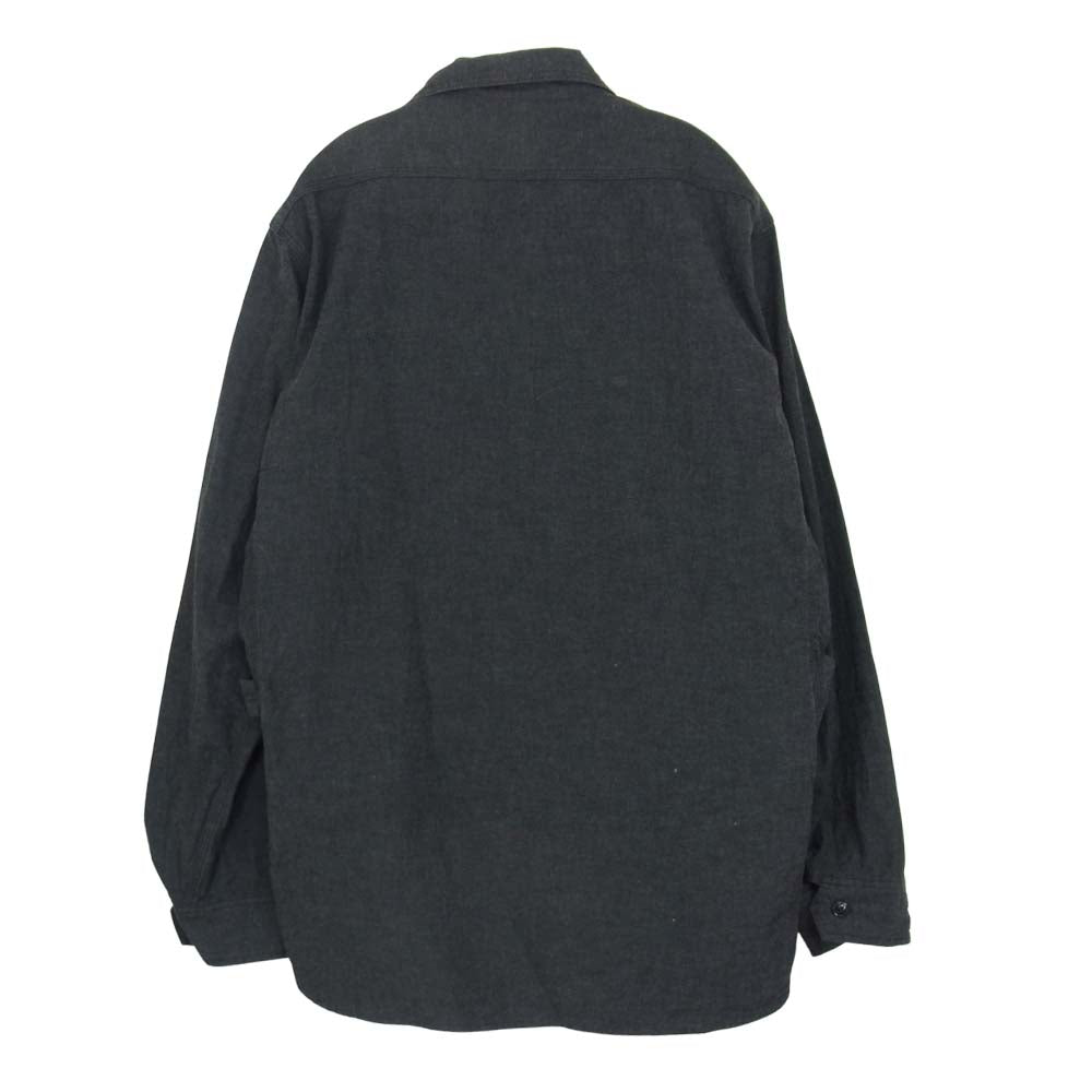 SASAFRAS ササフラス Gardener Shirt ガーデナー チンストラップ シャツ グレー系 M【中古】