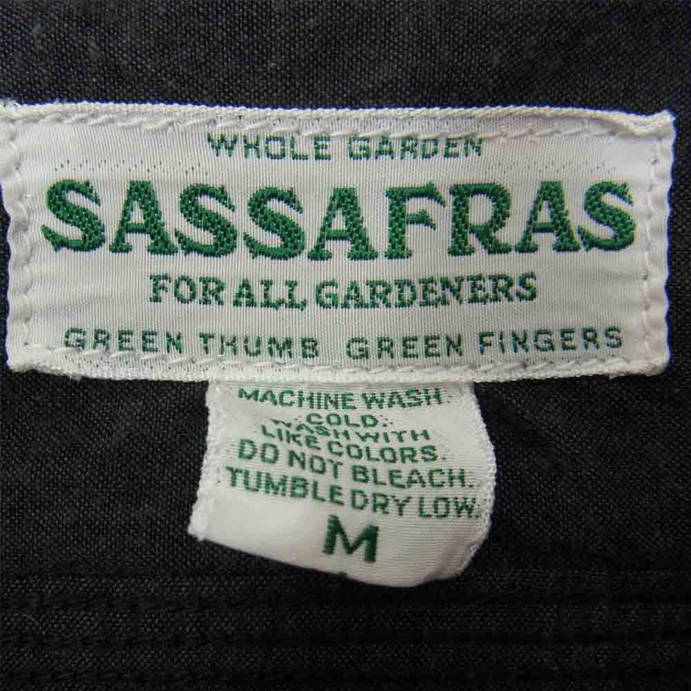 SASAFRAS ササフラス Gardener Shirt ガーデナー チンストラップ シャツ グレー系 M【中古】