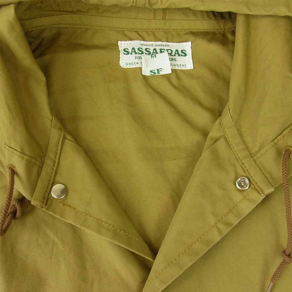 SASAFRAS ササフラス GARDENER BUD BREAKER ガーデナー バド ブレーカー コーチ ジャケット ベージュ系 M【美品】【中古】