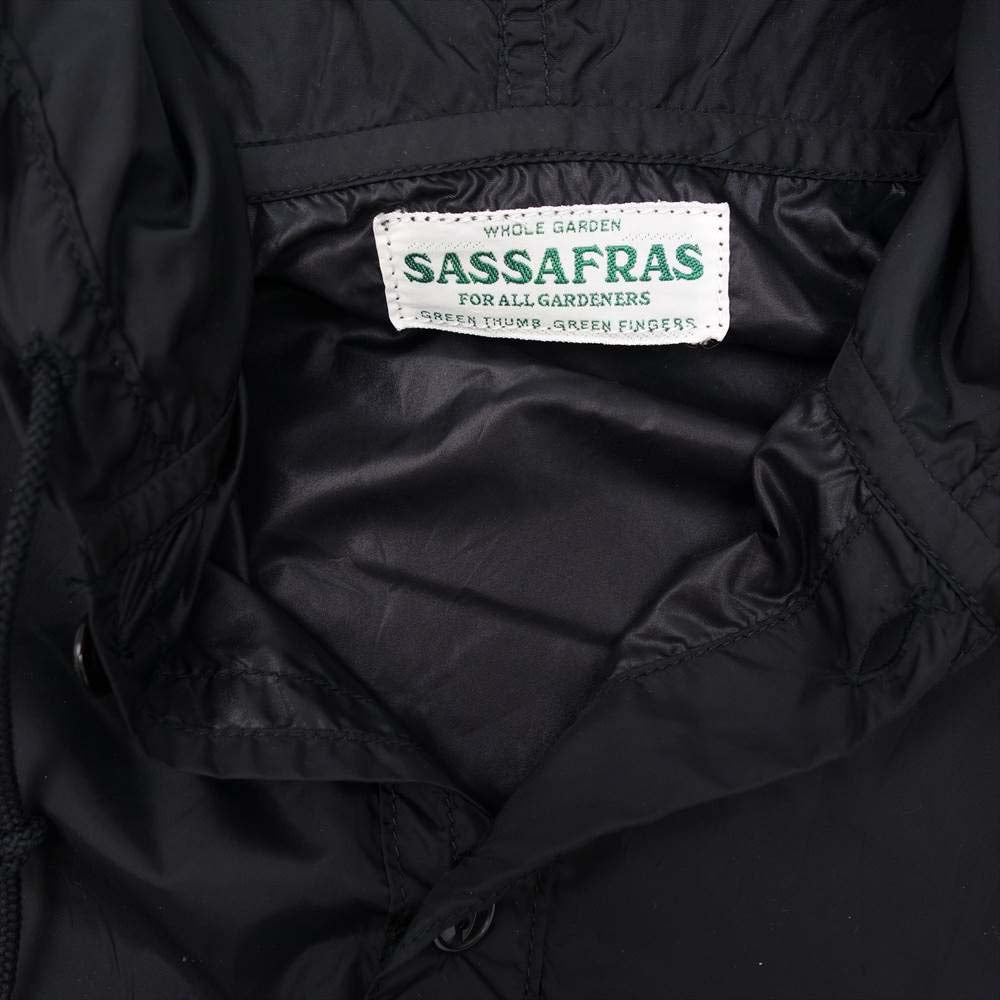 SASAFRAS ササフラス Leaf PrunerShell Bud Half リーフ アノラック ナイロン ジャケット ブラック系 M【美品】【中古】