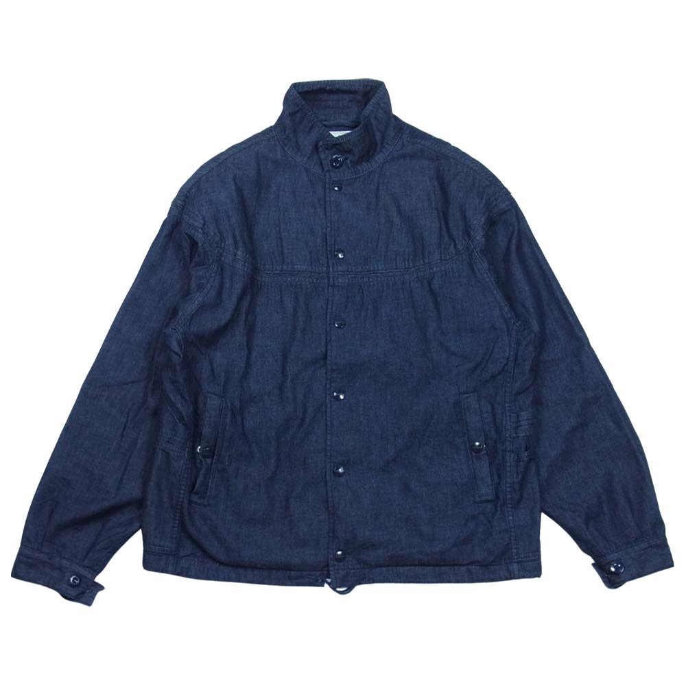SASAFRAS ササフラス GARDENER CAP JACKET デニム ガーデナー キャップ ジャケット インディゴブルー系 S【中古】