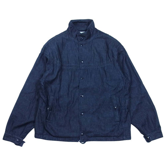 SASAFRAS ササフラス GARDENER CAP JACKET デニム ガーデナー キャップ ジャケット インディゴブルー系 S【中古】