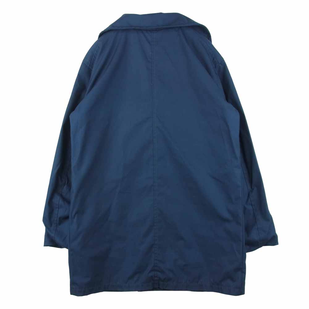 POST OVERALLS ポストオーバーオールズ P-POST Pコート ポリエステル コットン アメリカ製 ネイビー系 M【中古】