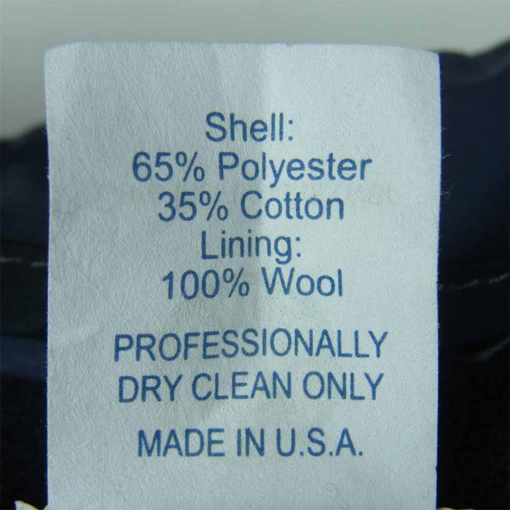 POST OVERALLS ポストオーバーオールズ P-POST Pコート ポリエステル コットン アメリカ製 ネイビー系 M【中古】