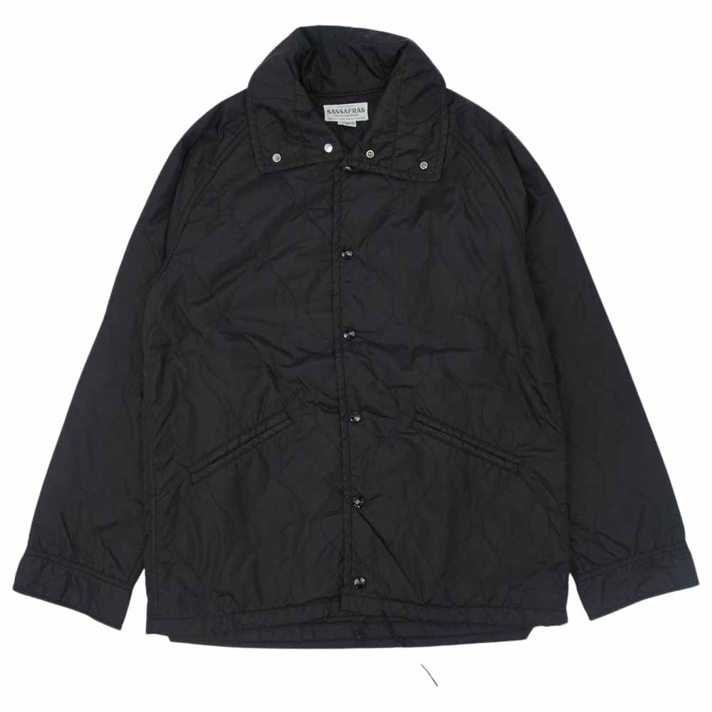 SASAFRAS ササフラス Northerly Tube Breaker キルティング ノーザリー チューブ ブレーカー ジャケット ブラック系 M【中古】
