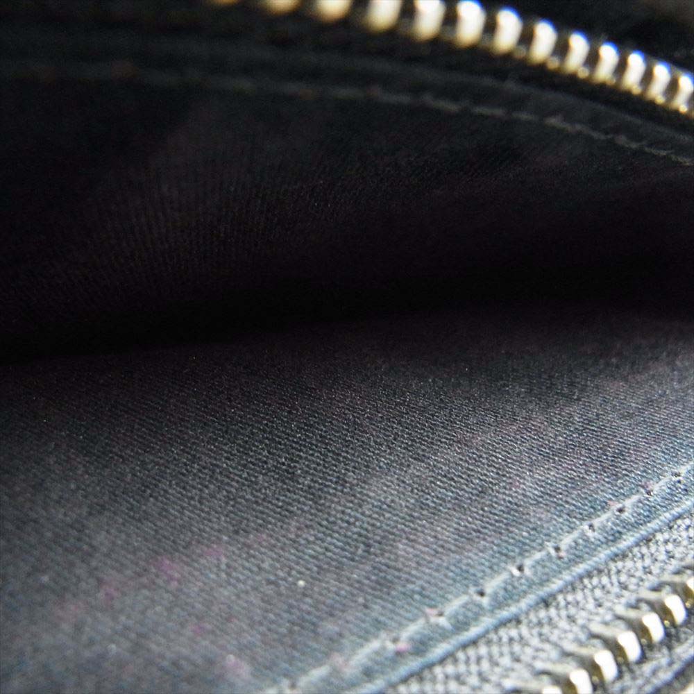 Vivienne Westwood ヴィヴィアンウエストウッド オーブ 二つ折り 長財布 ロングウォレット ブラック系【中古】