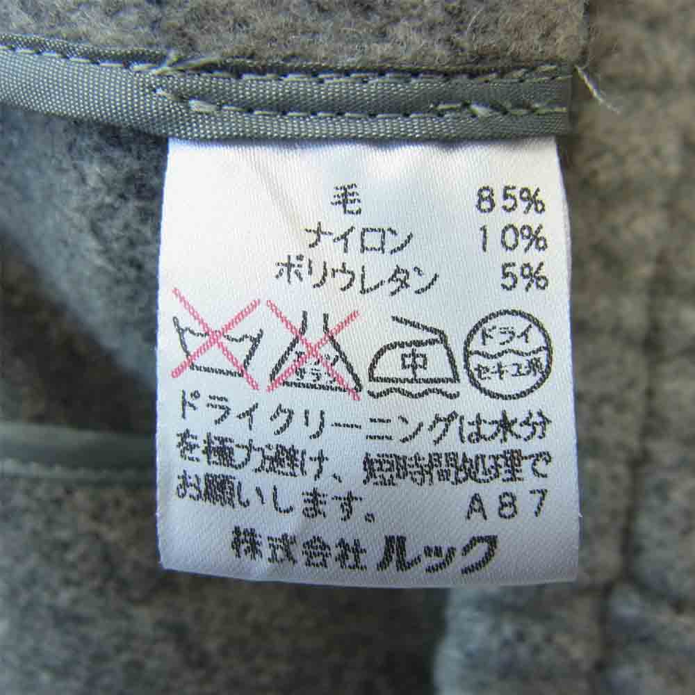 PAUL&JOE ポール＆ジョー 五分袖 ウール ベルテッド コート グレー系 38【中古】
