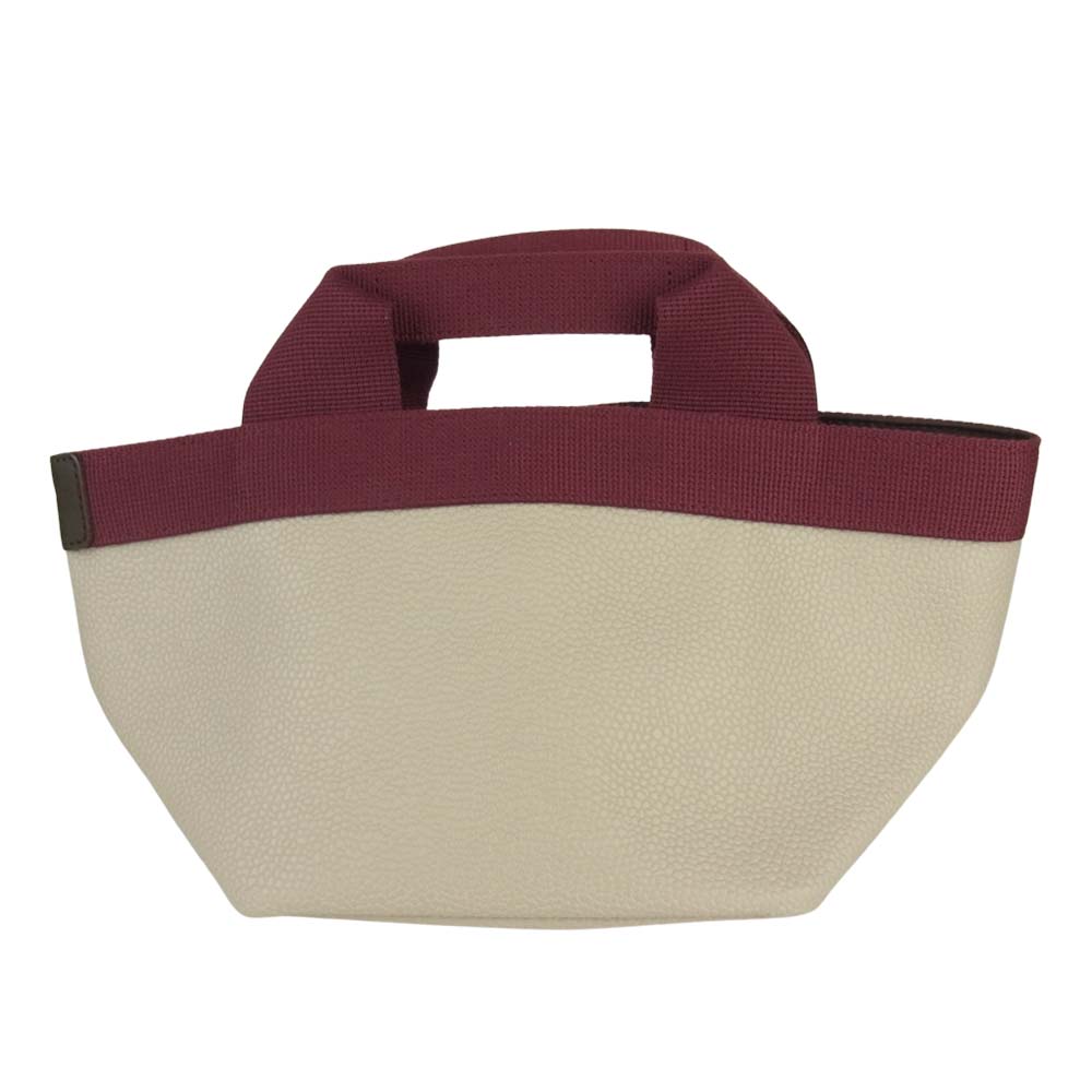 Herve Chapelier エルベ・シャプリエ 701GP リュクス 舟形 トート バッグ S パープル系 グレー系【美品】【中古】