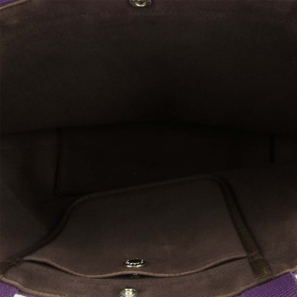 Herve Chapelier エルベ・シャプリエ 708GP スクエアトート A4サイズ ML ブラウン系【中古】