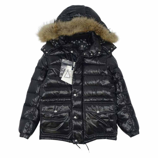 MONCLER モンクレール × mastermind JAPAN マスターマインド 国内正規品 AMBROISE ダウン ジャケット ブラック系  0 【極上美品】【中古】
