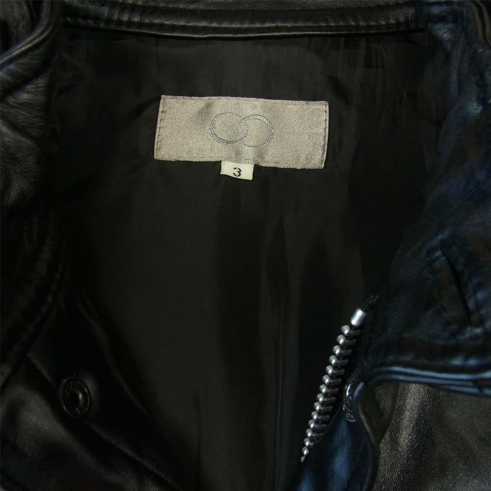 村正洋装 ホースハイド ミリタリー レザー ジャケット ブラック系 3【美品】【中古】