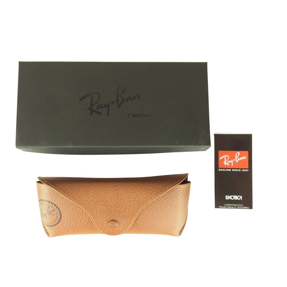 Ray-Ban レイバン RB2132-F ニュー ウェイファーラー サングラス ケース 箱 付き ブラウン系 55□18【中古】