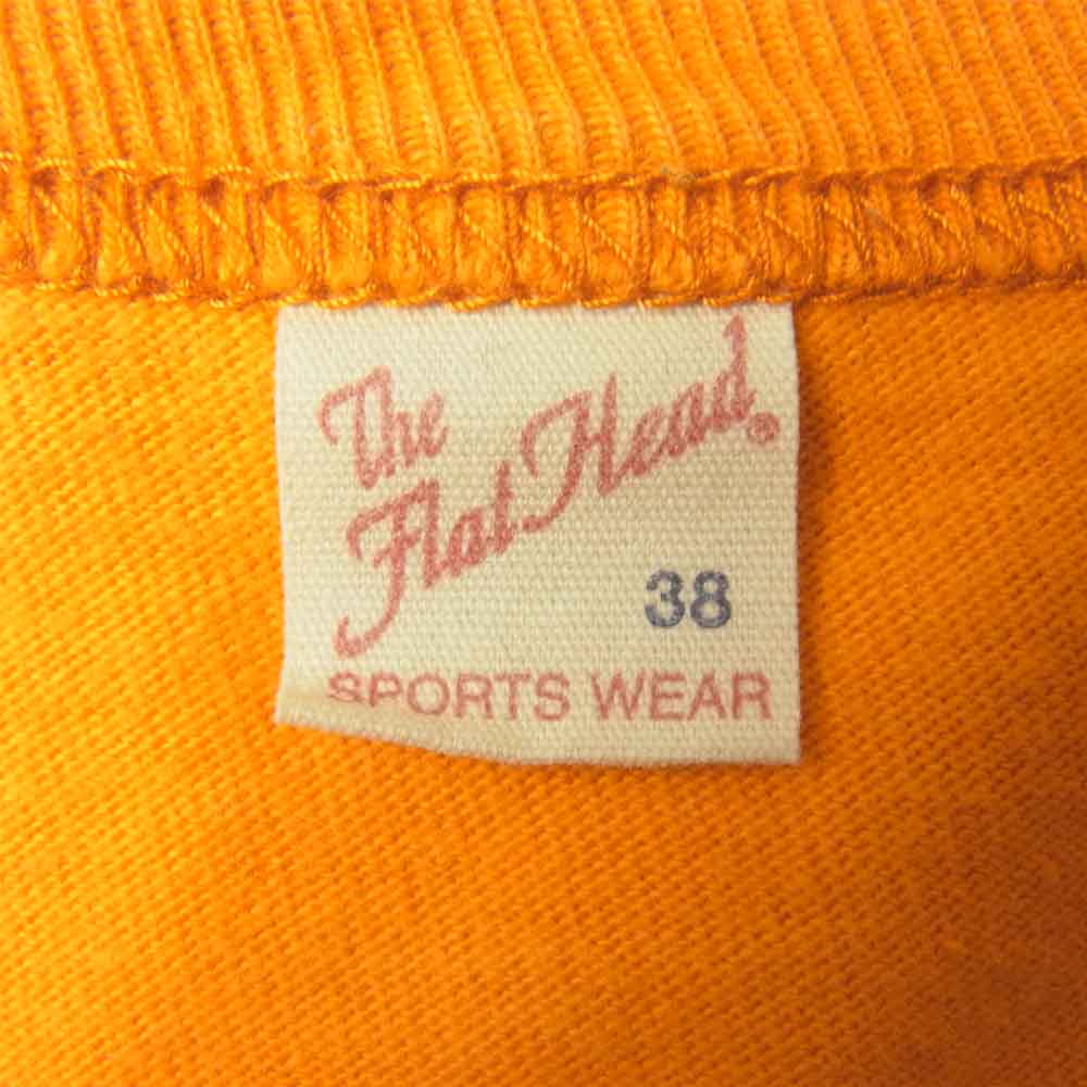 THE FLAT HEAD ザフラットヘッド 無地 カットソー オレンジ系 38【中古】