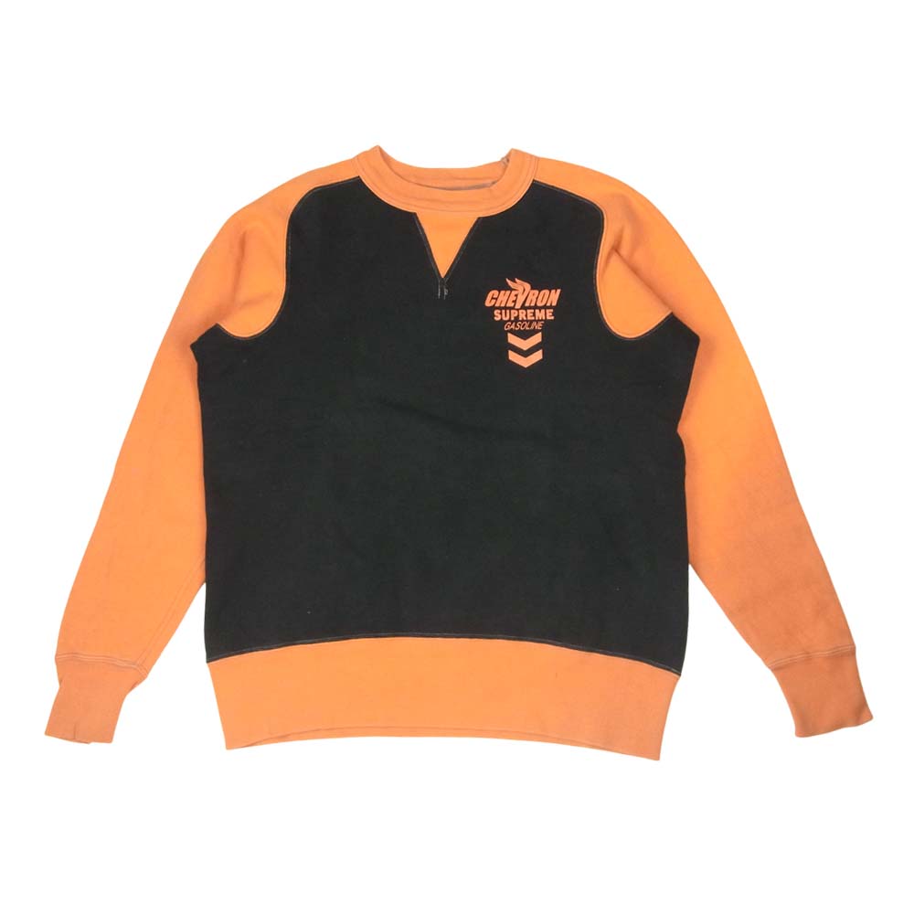 CUSHMAN クッシュマン 両V スウェット オレンジ系 ブラック系 L【中古】