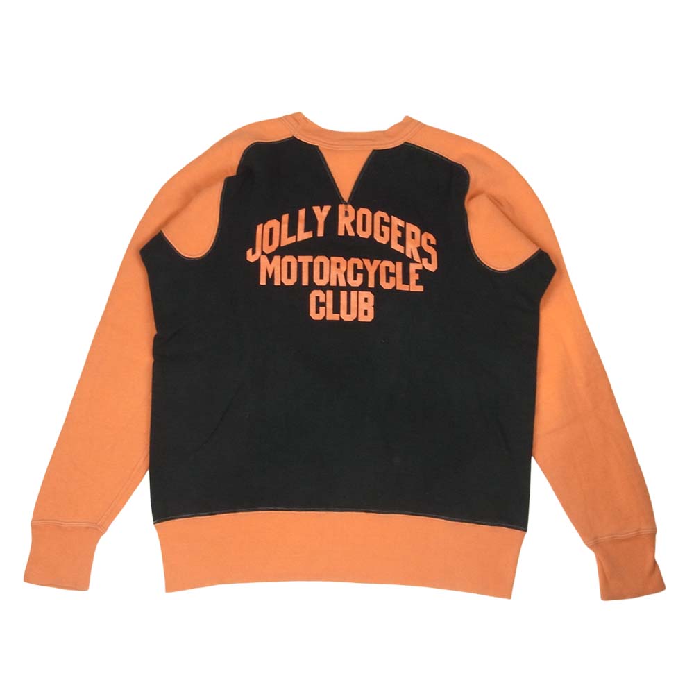 CUSHMAN クッシュマン 両V スウェット オレンジ系 ブラック系 L【中古】