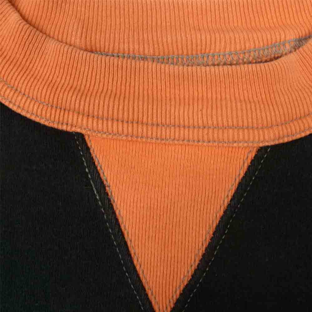 CUSHMAN クッシュマン 両V スウェット オレンジ系 ブラック系 L【中古】