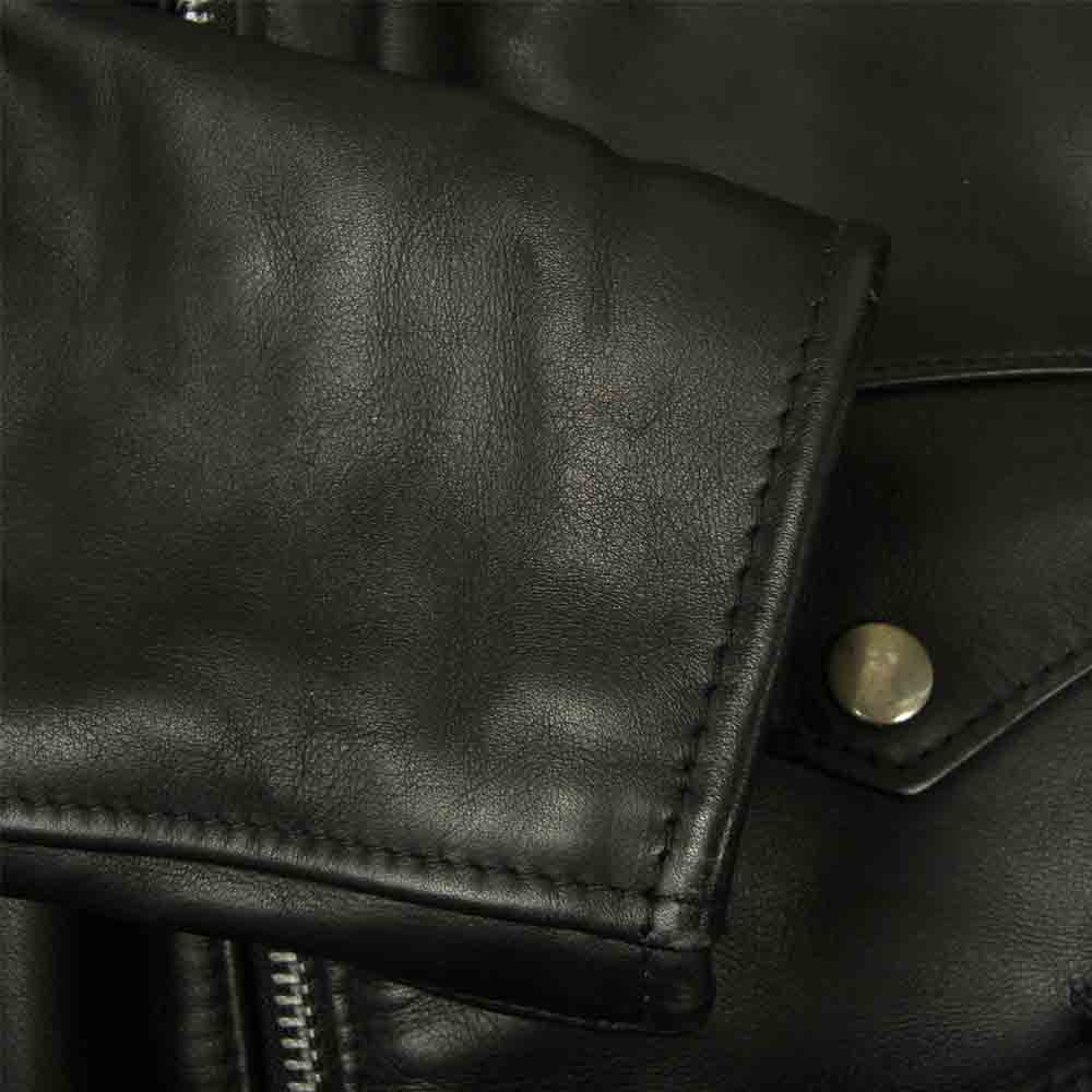 schott ショット 613UST ワンスター ダブル ライダース ジャケット ブラック系 36【中古】