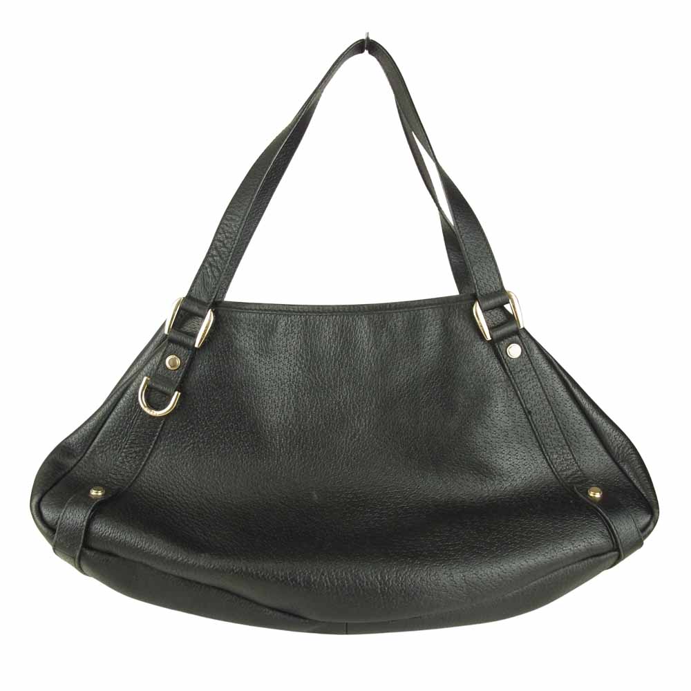 GUCCI グッチ 130736 484514 アビー レザー トート バッグ ブラック系【中古】