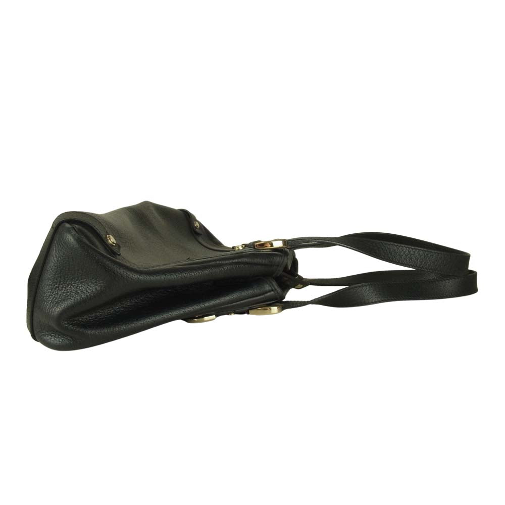 GUCCI グッチ 130736 484514 アビー レザー トート バッグ ブラック系【中古】