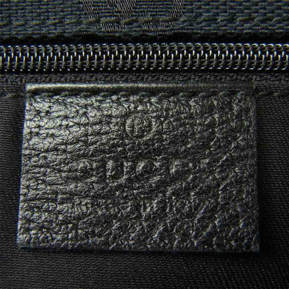 GUCCI グッチ 130736 484514 アビー レザー トート バッグ ブラック系【中古】