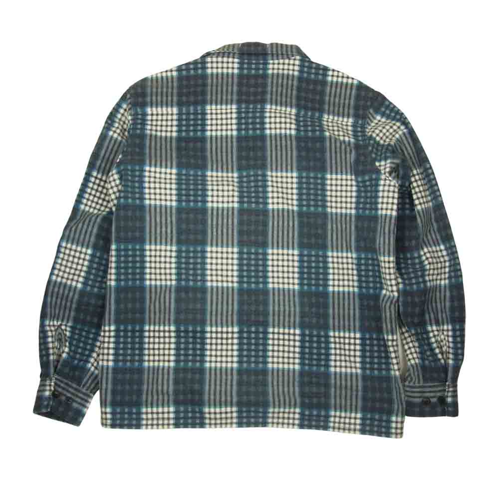 NEIGHBORHOOD ネイバーフッド AR.NH-SH-01 ネル チェック シャツ ネイビー系 M【中古】