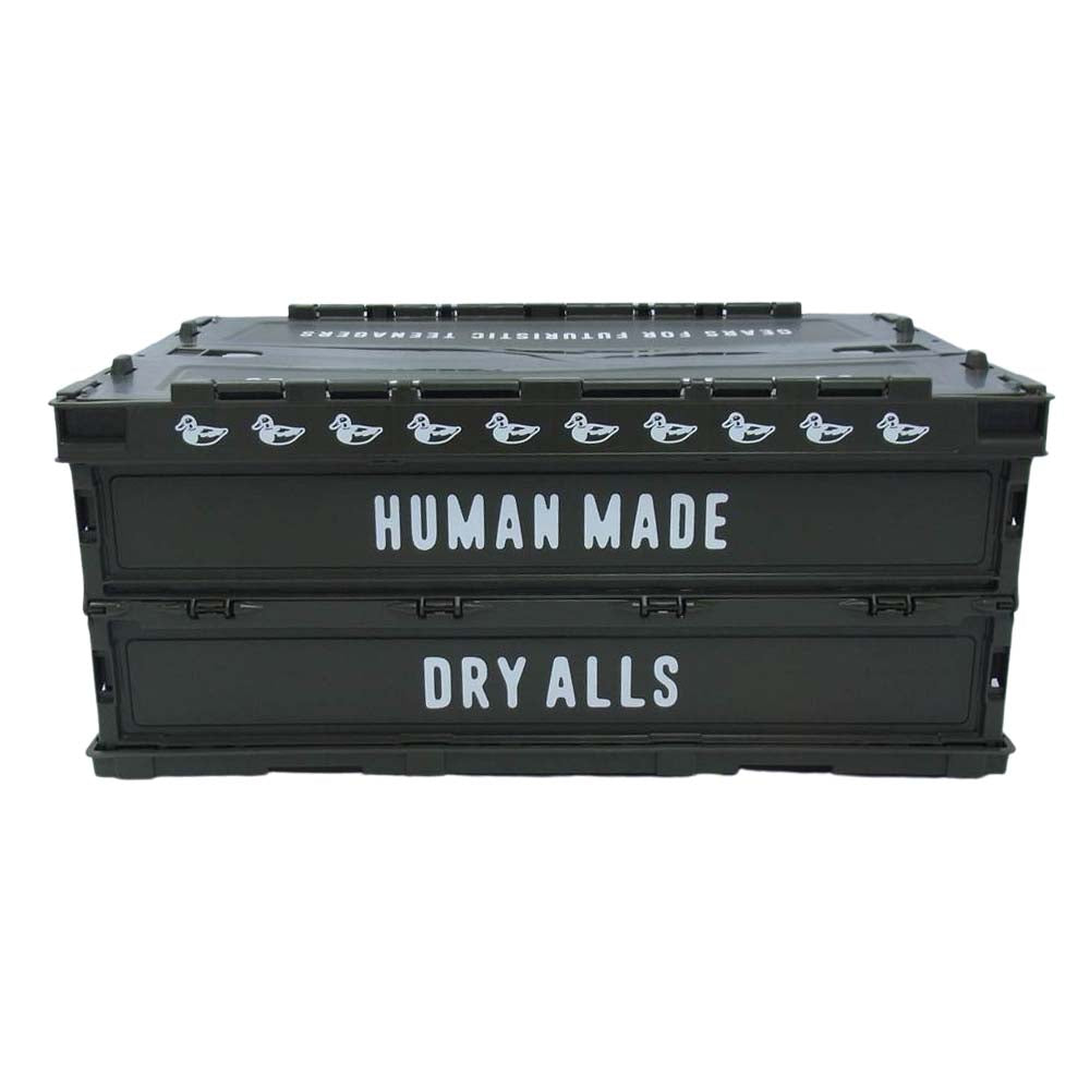HUMAN MADE ヒューマンメイド CONTAINER 30L オリーブ drab 折りたたみ コンテナ オリーブグリーン系【中古】