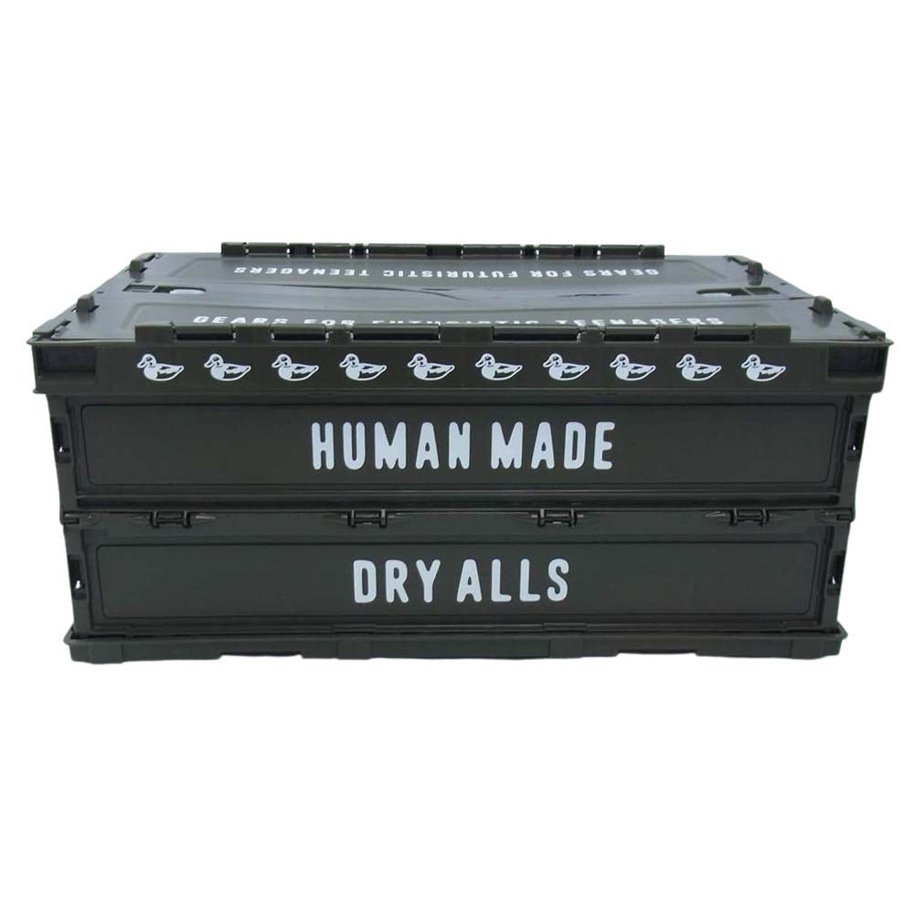 HUMAN MADE ヒューマンメイド CONTAINER 30L オリーブ drab 折りたたみ コンテナ オリーブグリーン系【中古】