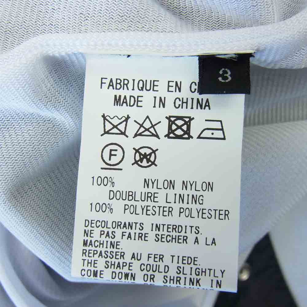 Yohji Yamamoto ヨウジヤマモト GA-J53-600 nylon taffeta GY Logo Coaches Jacket ロゴプリント ナイロン コーチ ジャケット ブラック系 3【新古品】【未使用】【中古】