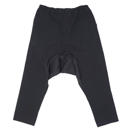 Yohji Yamamoto ヨウジヤマモト 21AW GM-P02-830 GroundY Material Patchwork Deep Sarrouel Pants サルエル パンツ ブラック系 03【新古品】【未使用】【中古】