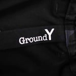 Yohji Yamamoto ヨウジヤマモト 21AW GM-P02-830 GroundY Material Patchwork Deep Sarrouel Pants サルエル パンツ ブラック系 03【新古品】【未使用】【中古】