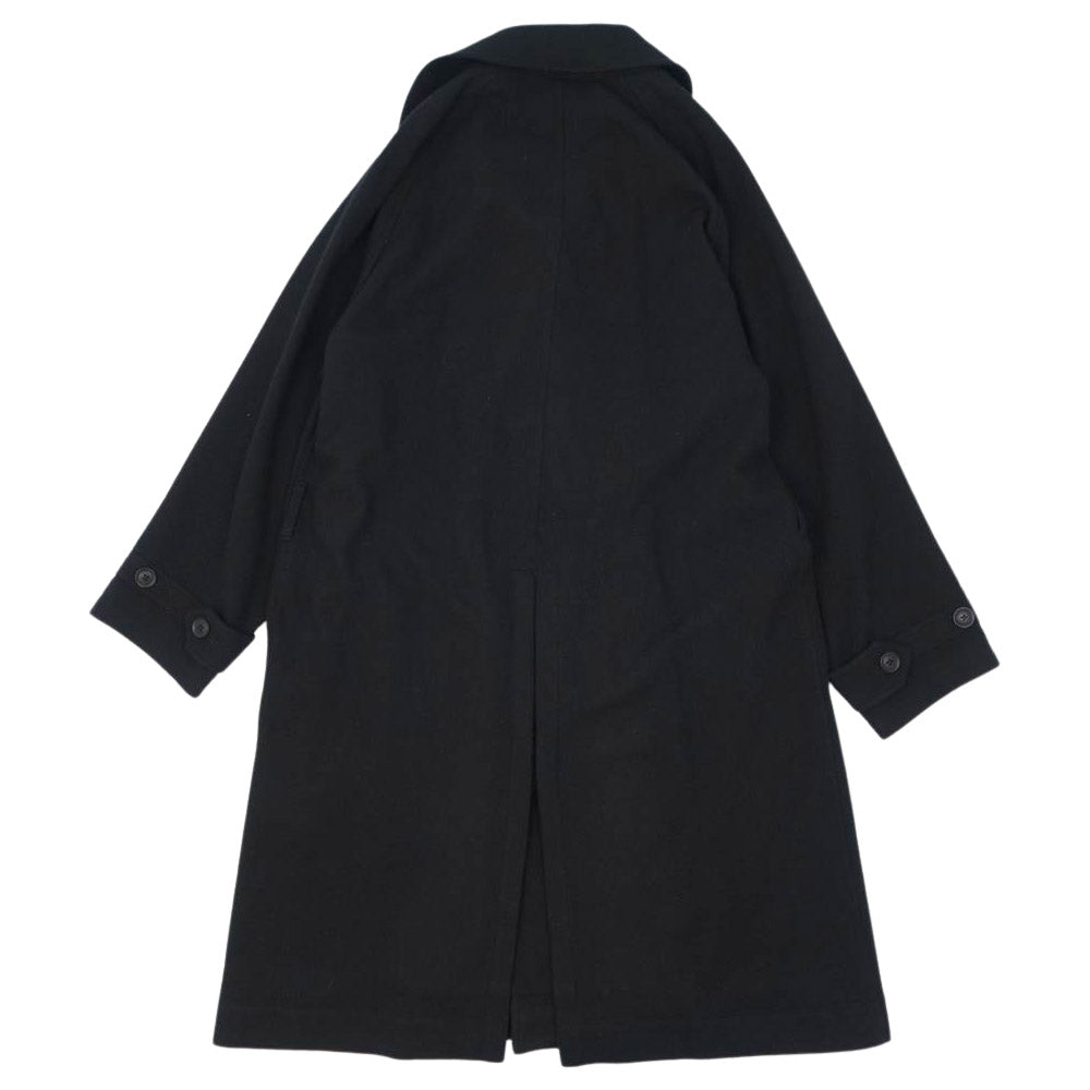 Yohji Yamamoto ヨウジヤマモト 21AW GM-C06-101 GroundY Raglan Big Coat ラグラン ビッグ コート ブラック系 03【美品】【中古】