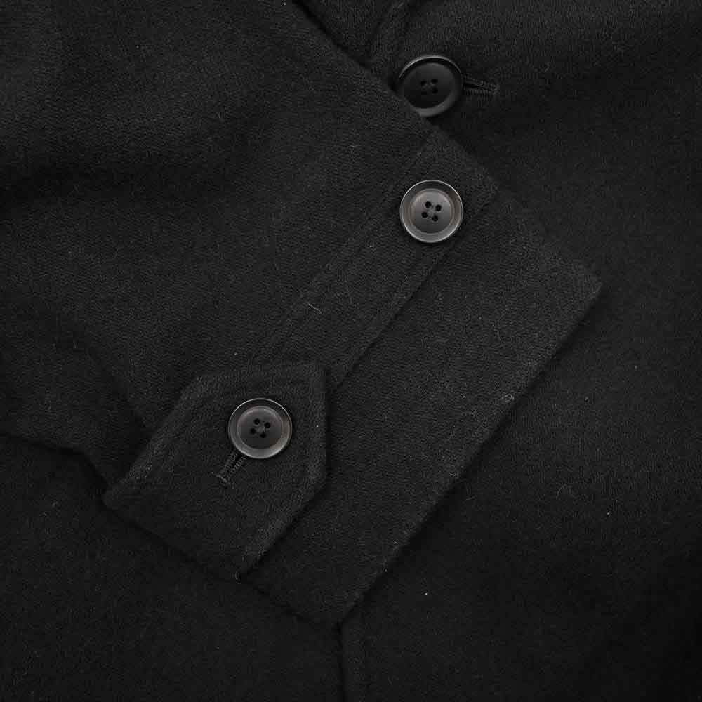 Yohji Yamamoto ヨウジヤマモト 21AW GM-C06-101 GroundY Raglan Big Coat ラグラン ビッグ コート ブラック系 03【美品】【中古】