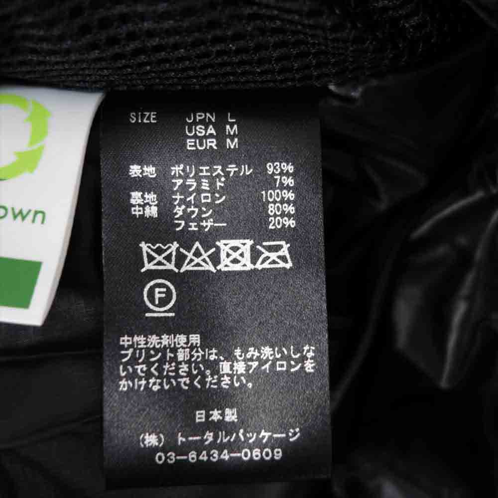 NANGA ナンガ Magic stick マジックスティック Aurora's down jacket MS オーロラ ダウン ジャケット ブラック系 L【中古】