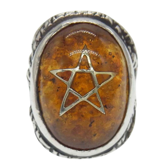 ALEX STREETER アレックスストリーター エンジェルハート リング シルバー系 ライトブラウン系 表記無し【中古】