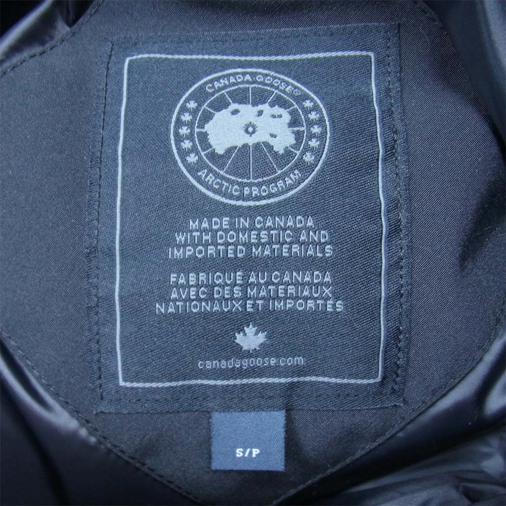 CANADA GOOSE カナダグース 3426MB 国内正規品 CHATEAU PARKA BLACK LABEL シャトー パーカー ブラック レーベル ブラック系 S【極上美品】【中古】
