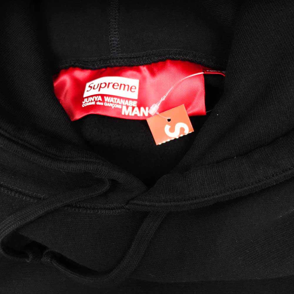 Supreme シュプリーム 未使用品 JUNYA WATANABE CDG MAN Hooded Sweatshirt ジュンヤワタナベ コムデギャルソン パーカー ブラック系 L【極上美品】【中古】