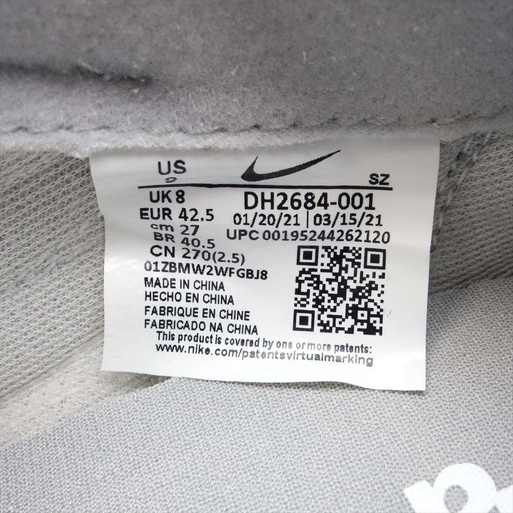 NIKE ナイキ DH2684 001 Sacai × FragmentDesign LD WAFFLE GREY サカイ フラグメント ワッフル グレー系 27㎝【新古品】【未使用】【中古】