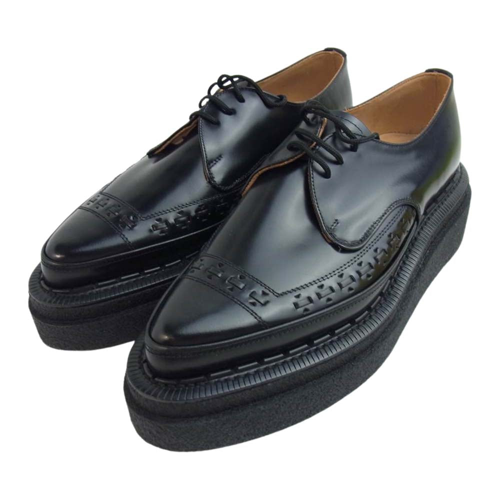 Sacai サカイ 未使用品 George Cox 21-02648M Double Sole Gibson 7 ジョージコックス ダブルソール ギブソン ブラック系 7【極上美品】【中古】