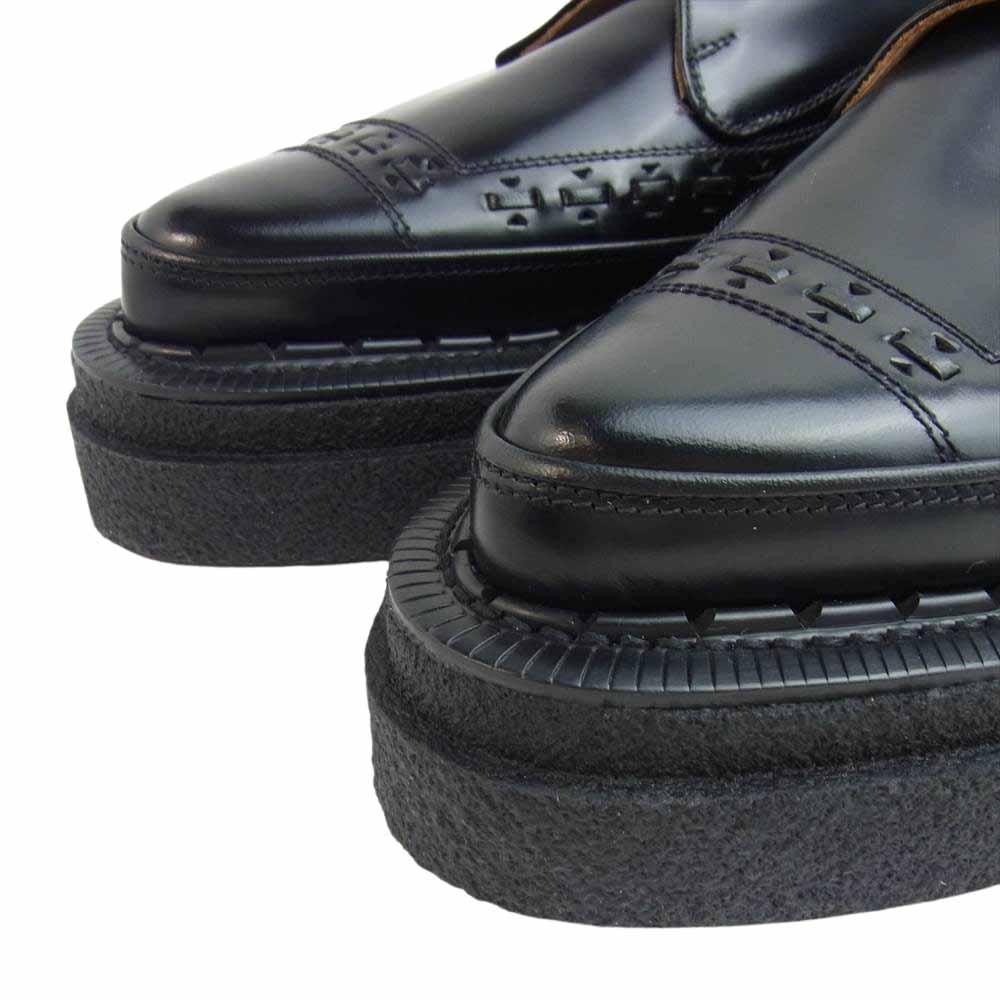 Sacai サカイ 未使用品 George Cox 21-02648M Double Sole Gibson 7 ジョージコックス ダブルソール ギブソン ブラック系 7【極上美品】【中古】